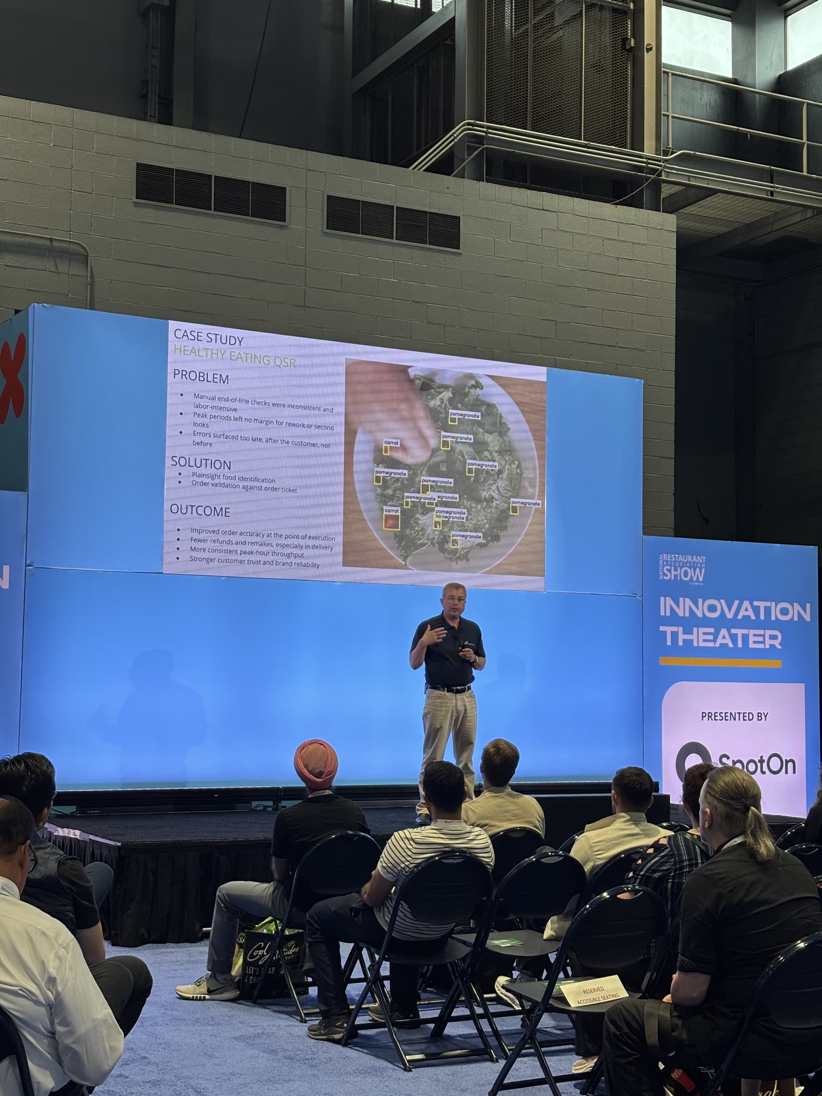 Plainsight presenting a case study in the Innovation Theater